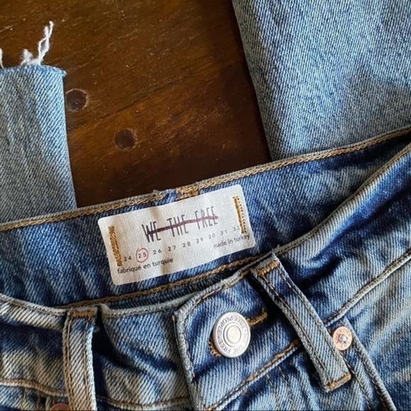 NWOT Free People Stella High Rise Raw Hem Skinny Jeans - Picture 10 of 10